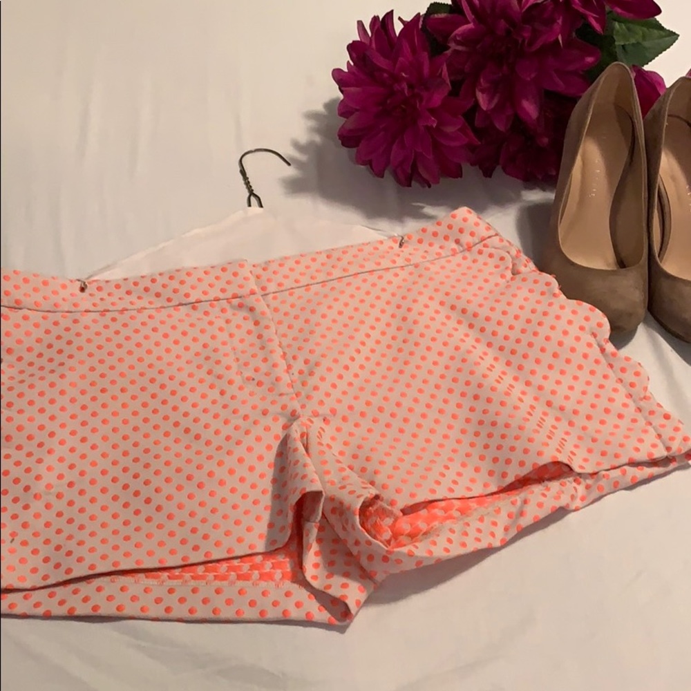 JCrew polka dot shorts